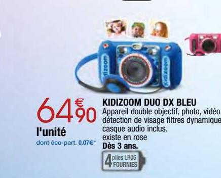 kidizoom duo dx bleu