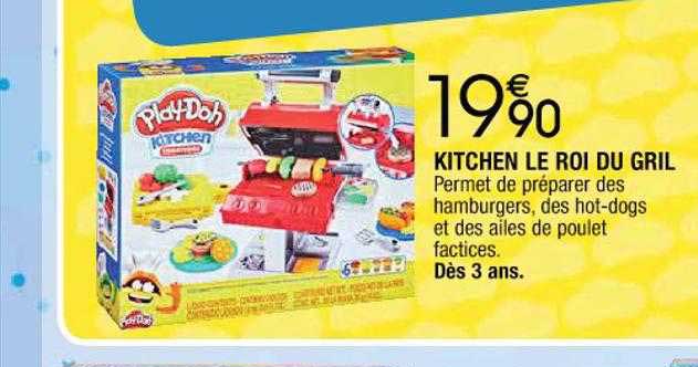 kitchen le roi du gril play-doh