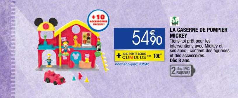 la caserne de pompier mickey