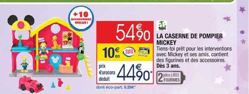 la caserne de pompier mickey