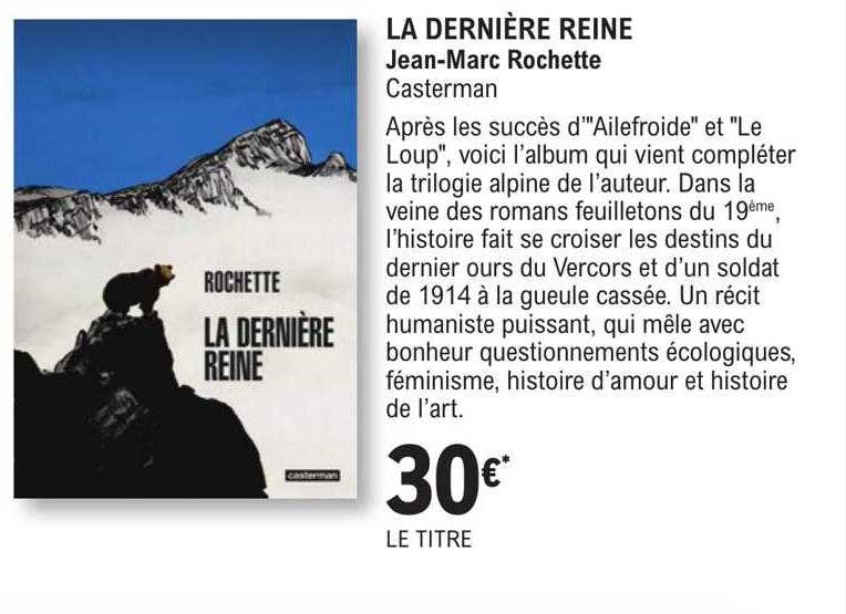 la dernière reine - jean-marc rochette