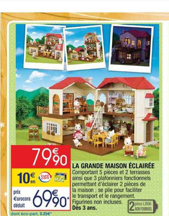 la grande maison éclairée