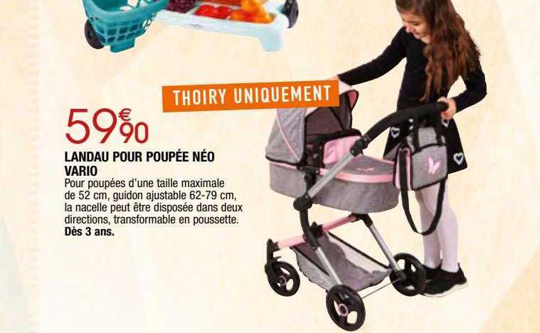landau pour poupée néo vario