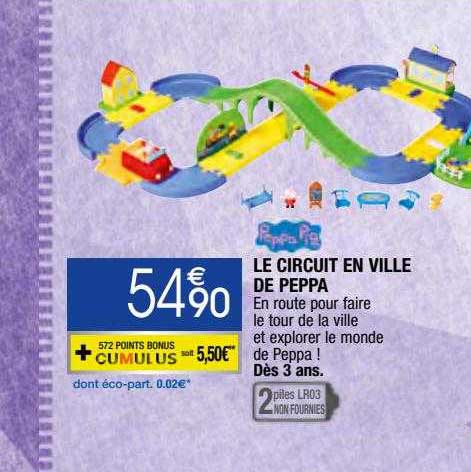 le circuit en ville de peppa