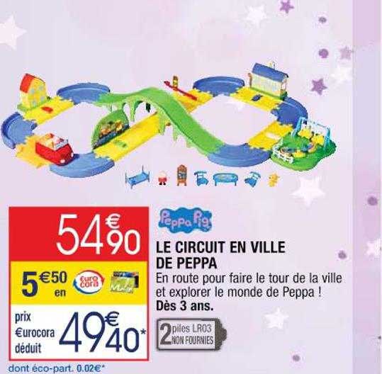 le circuit en ville de peppa