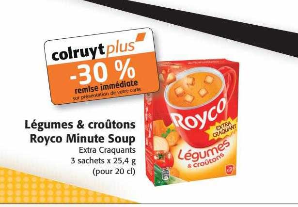 légumes & croûtons royco minute soup