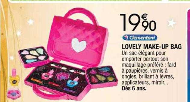 lovely make-up bag clementoni