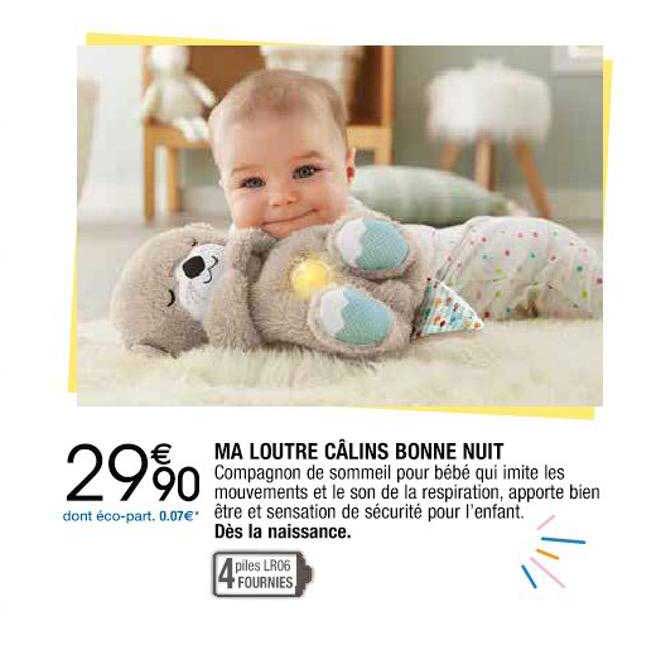 ma loutre câlins bonne nuit