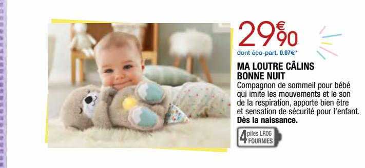 ma loutre câlins bonne nuit