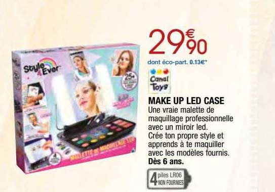 make up led case