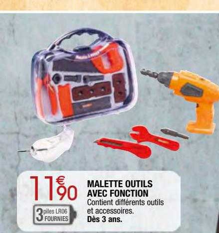 malette outils avec fonction