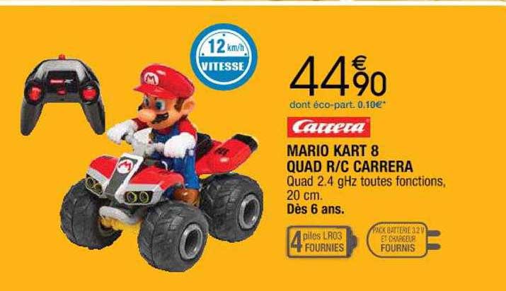 mario kart 8 quad r-c carrera