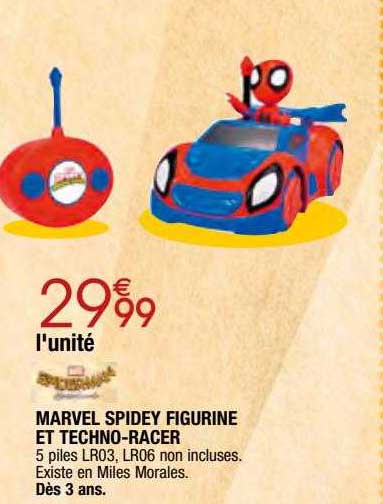 Marvel Spidey Figurine Et Techno-racer