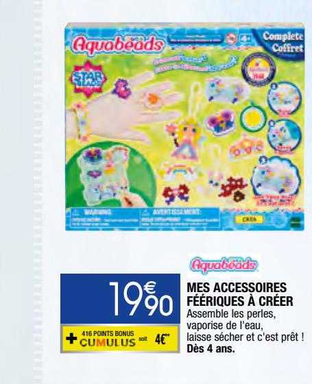 mes accessoires féériques à créer aquabeads