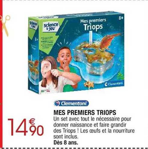 mes premiers triops clementoni