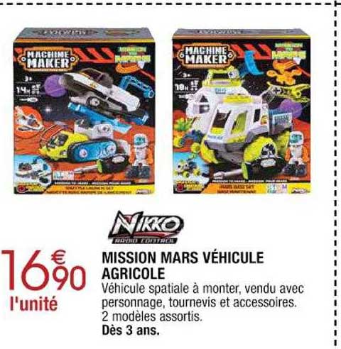 mission mars véhicule agricole nikko