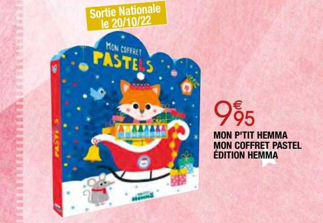 mon p'tit hemma mon coffret pastel édition hemma