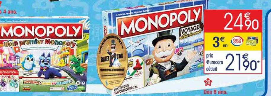 mon premier monopoly,, monopoly voyage autour du monde