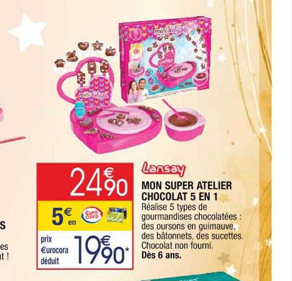 mon super atelier chocolat 5 en 1 lansay