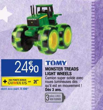 Monster Treads Light Wheels Tomy