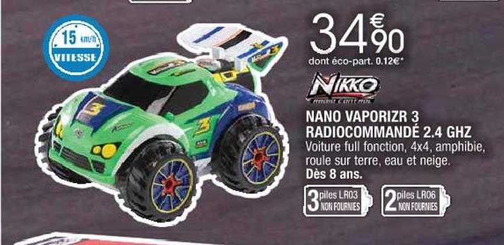 nano vaporizr 3 radiocommandé 2.4 ghz nikko