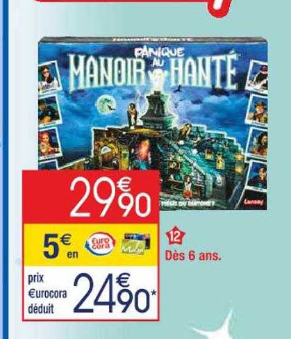 panique manoir au hanté