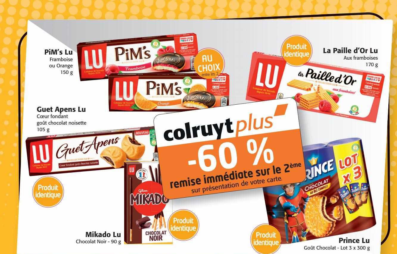 pim's lu, guet apens lu, mikado lu, prince lu, la paille d'or lu