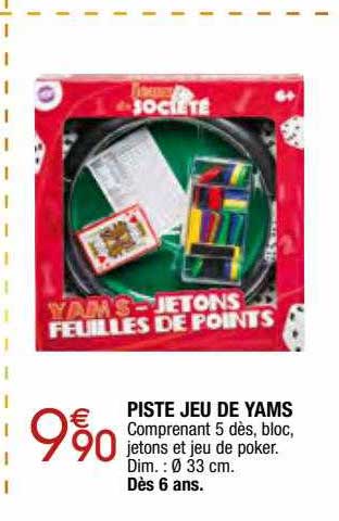 piste jeu de yams