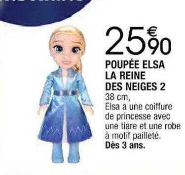 poupée elsa la reine des neiges 2