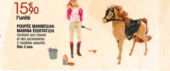 Poupée Mannequin Marina équitation