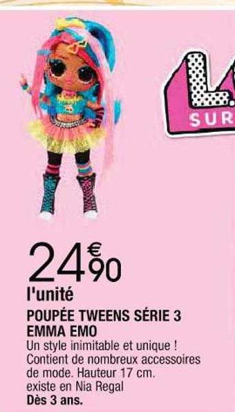 poupée tweens série 3 emma emo