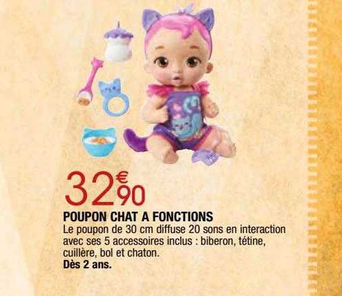 poupon chat à fonctions