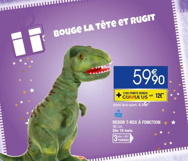 rexor t-rex à fonction gipsy toys