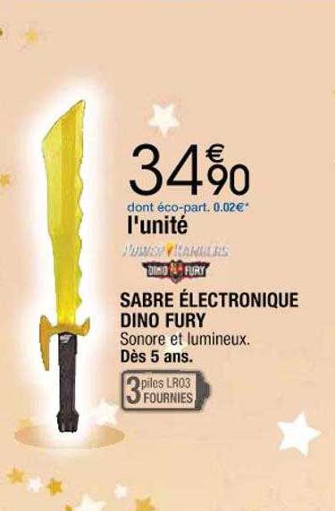 sabre électronique dino fury