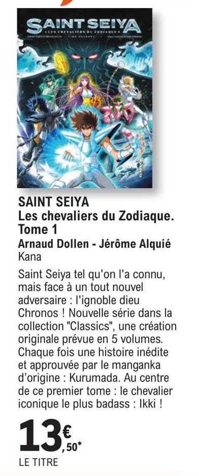 saint seiya les chevaliers du zodiaque tome 1 - arnaud dollen - jérôme alquié