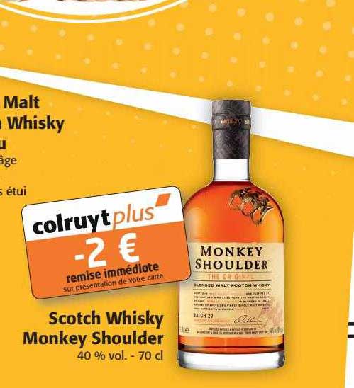 scotch whisky monkey shoulder