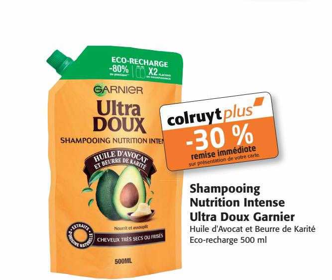 Shampooing Nutrition Intense Ultra Doux Garnier