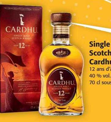 single malt scotch whisky cardhu