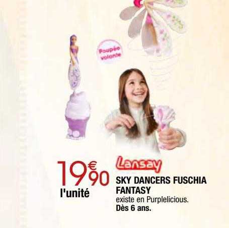 sky dancers fuschia fantasy lansay