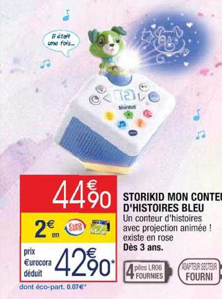 storikid mon conteur d'histoires bleu