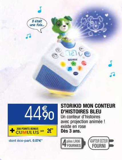 storikid mon conteur d'histoires bleu