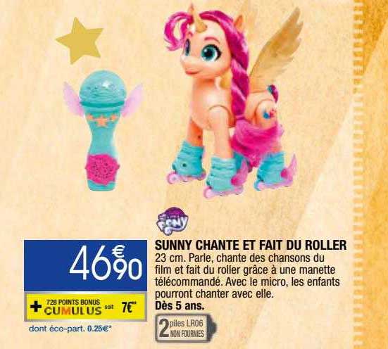 sunny chante et fait du roller