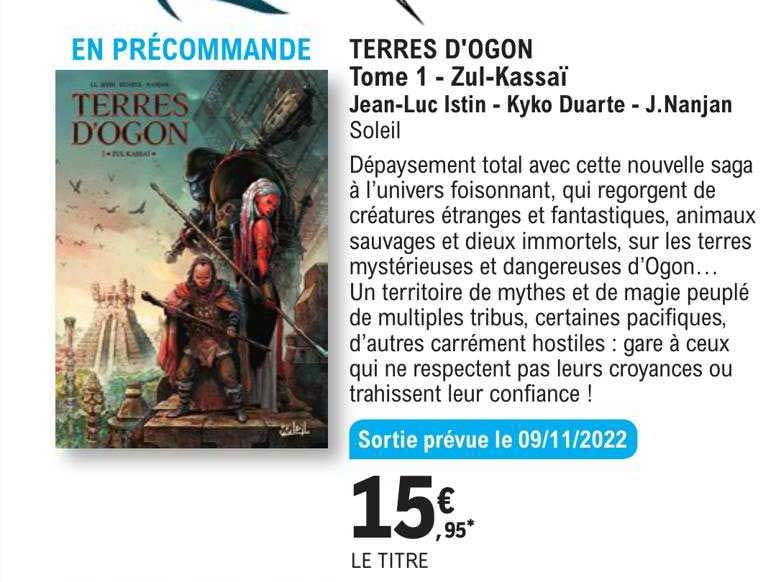 terres d'ogon tome 1 - zul-kassaï - jean-luc istin - kyko duarte - j.nanjan