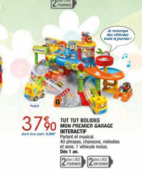 tut tut bolides mon premier garage interactif