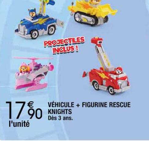 véhicule + figurine rescue knights