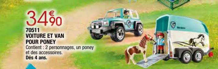 voiture et van pour poney 70511
