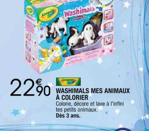 washimals mes animaux à colorier crayola