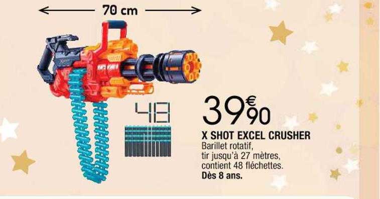 x shot excel crusher