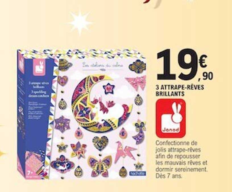 3 attrape-rêves brillants