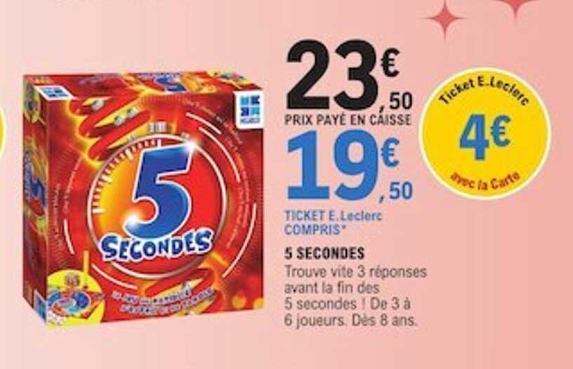 5 secondes